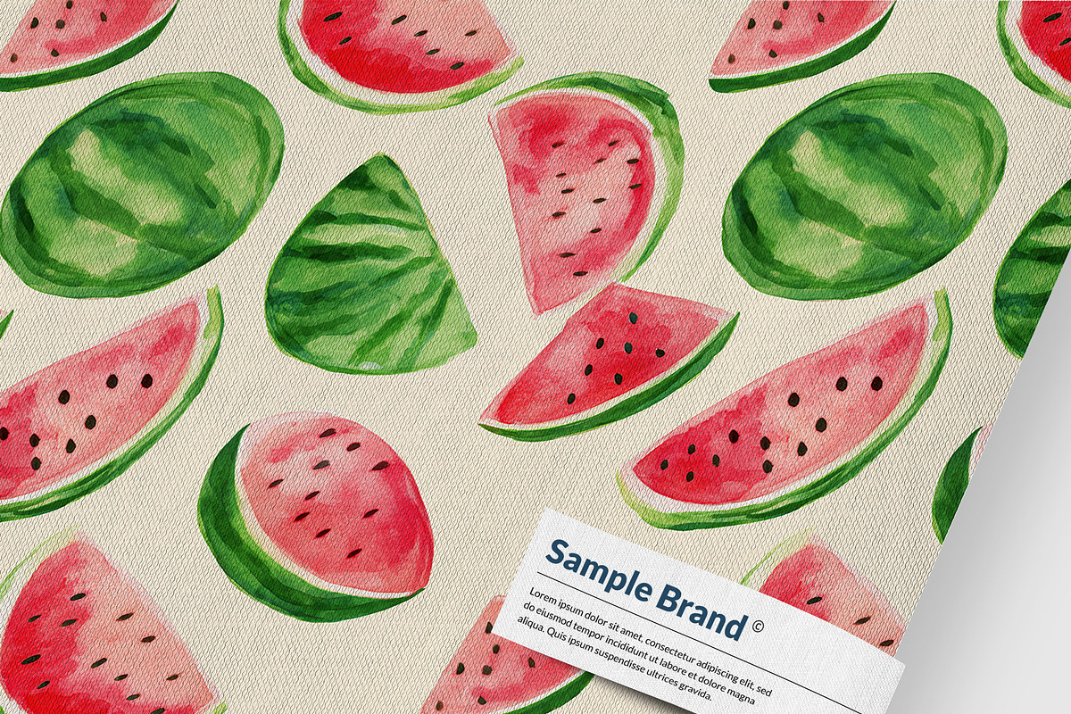 WATERMELON Seamless Pattern, a Pattern Graphic by AYAKA Studio Co. (Photo 8 of 10)