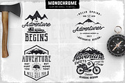 9 Adventure Logos & Tee Designs, an Object Graphic by JeksonGraphics (Thumbnail 4 of 10)
