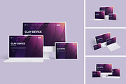 Clay Device Mockup, a Wearable Device Mockup by HanaSaka_Studio (Thumbnail 1 of 5)
