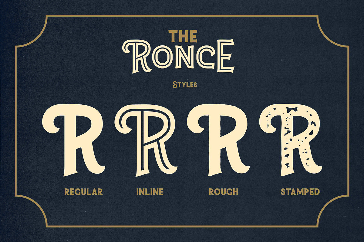 Ronce - Vintage Display Font, a Serif Font by Bentype Studio (Photo 2 of 7)