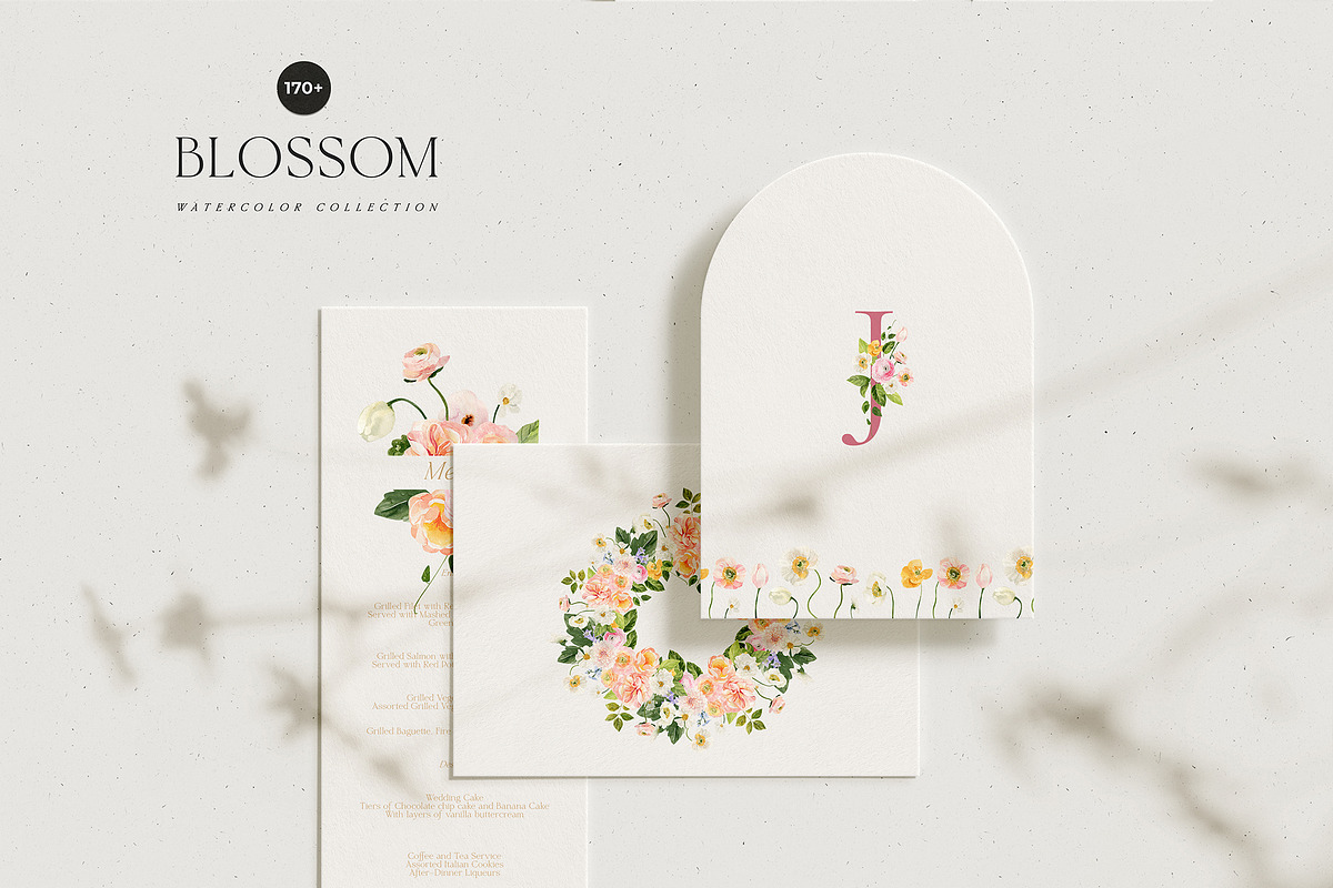 BLOSSOM Spring Watercolor Flowers, a Decorative Illustration by Lana Elanor (Photo 9 of 12)
