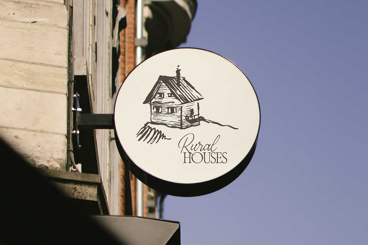 Rural House Sketches Collection, an Object Illustration by TheMountBirdStudio (Photo 4 of 6)