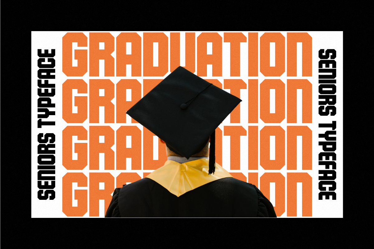 Seniors - College Athletic Sans, a Sans Serif Font by Pian45 Studio (Photo 2 of 8)