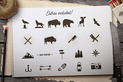 Vintage Adventure Branding Kit, a Branding & Logo Template by JeksonGraphics (Thumbnail 28 of 55)
