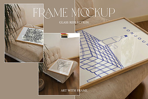 Frame Mockup - Glass Reflection