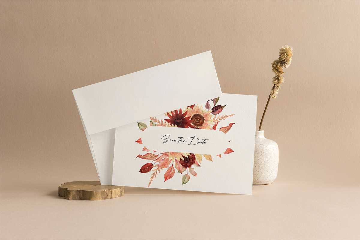 Autumn Air Delicate Fall Wildflowers, a Seasonal Illustration by Catch the Dream Art (Photo 7 of 14)