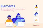 SaaS Illustration Kit, an Illustration by Base Design Studio (Thumbnail 13 of 13)