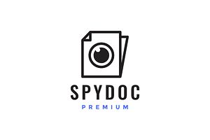 spy camera cool technology line logo, a Branding & Logo Template by devastd