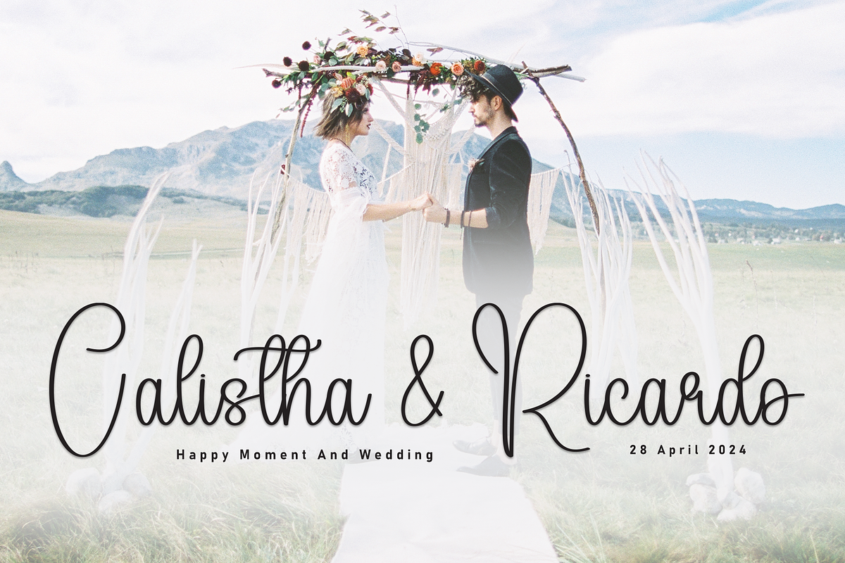 Renatha Signature | Script Font, a Handwritten Font by Scratchones (Photo 2 of 9)