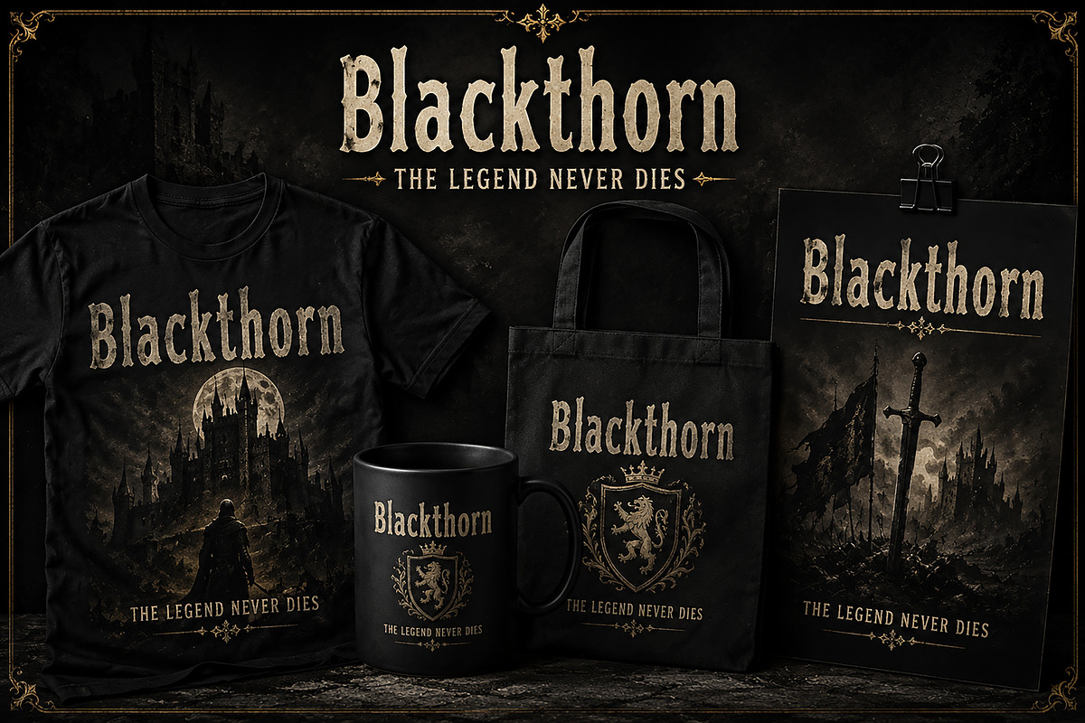 Blackthorn, a Blackletter Font by Wow Magic (Photo 2 of 4)