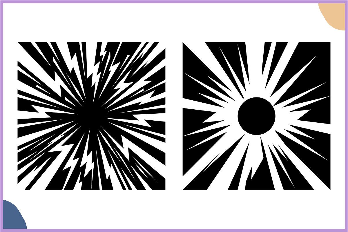 Radial Speed Line Explosion Vector, a Background Graphic by Gfx Expert Team (Photo 3 of 3)