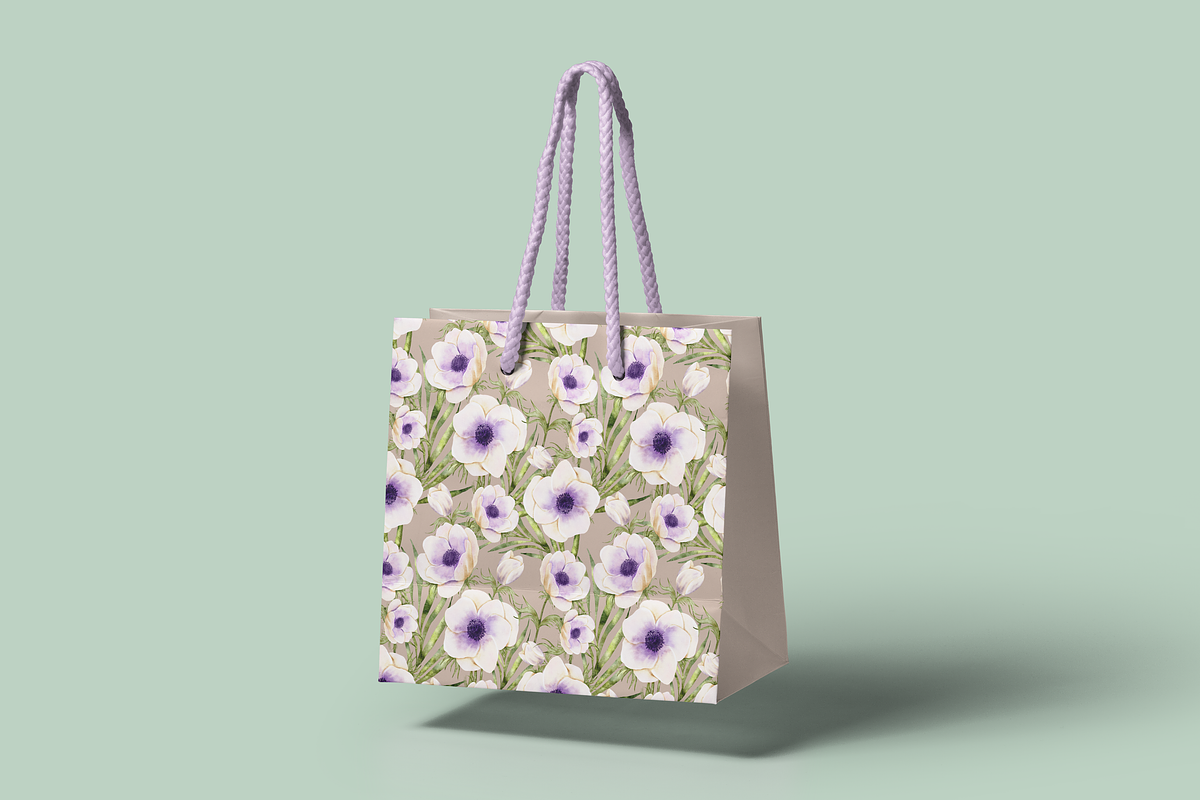 In Violet Watercolor Set, a Decorative Illustration by Aurella Art (Photo 15 of 17)