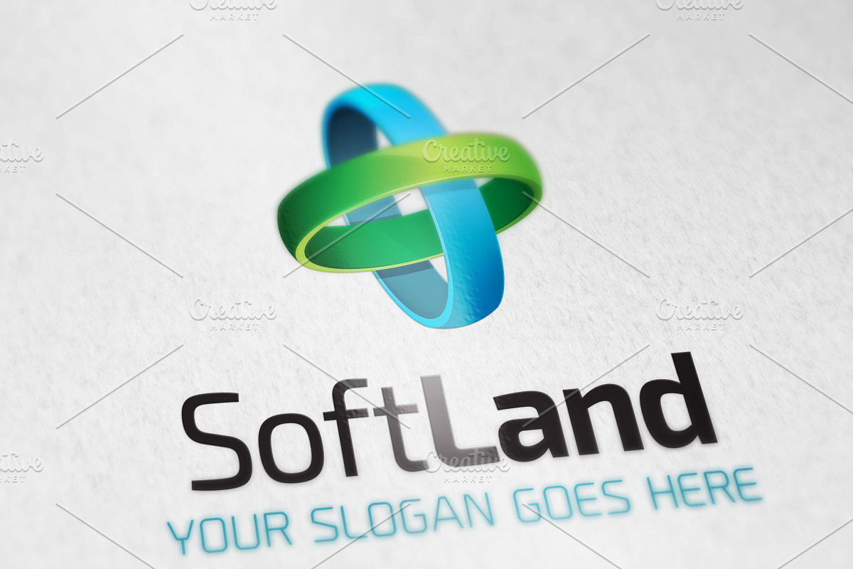 SoftLand Business Clean Logo, a Branding & Logo Template by MustacheThemes (Photo 3 of 3)