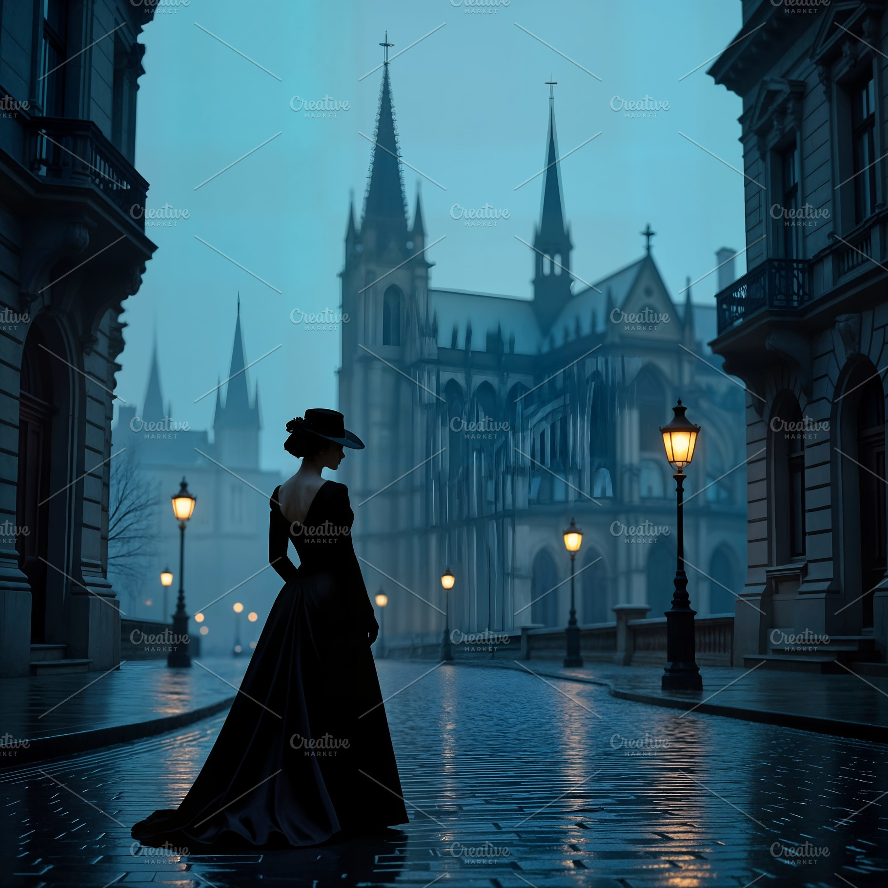 beautiful young woman in the city at night AI generated, a Photo by WorldOfPhotos