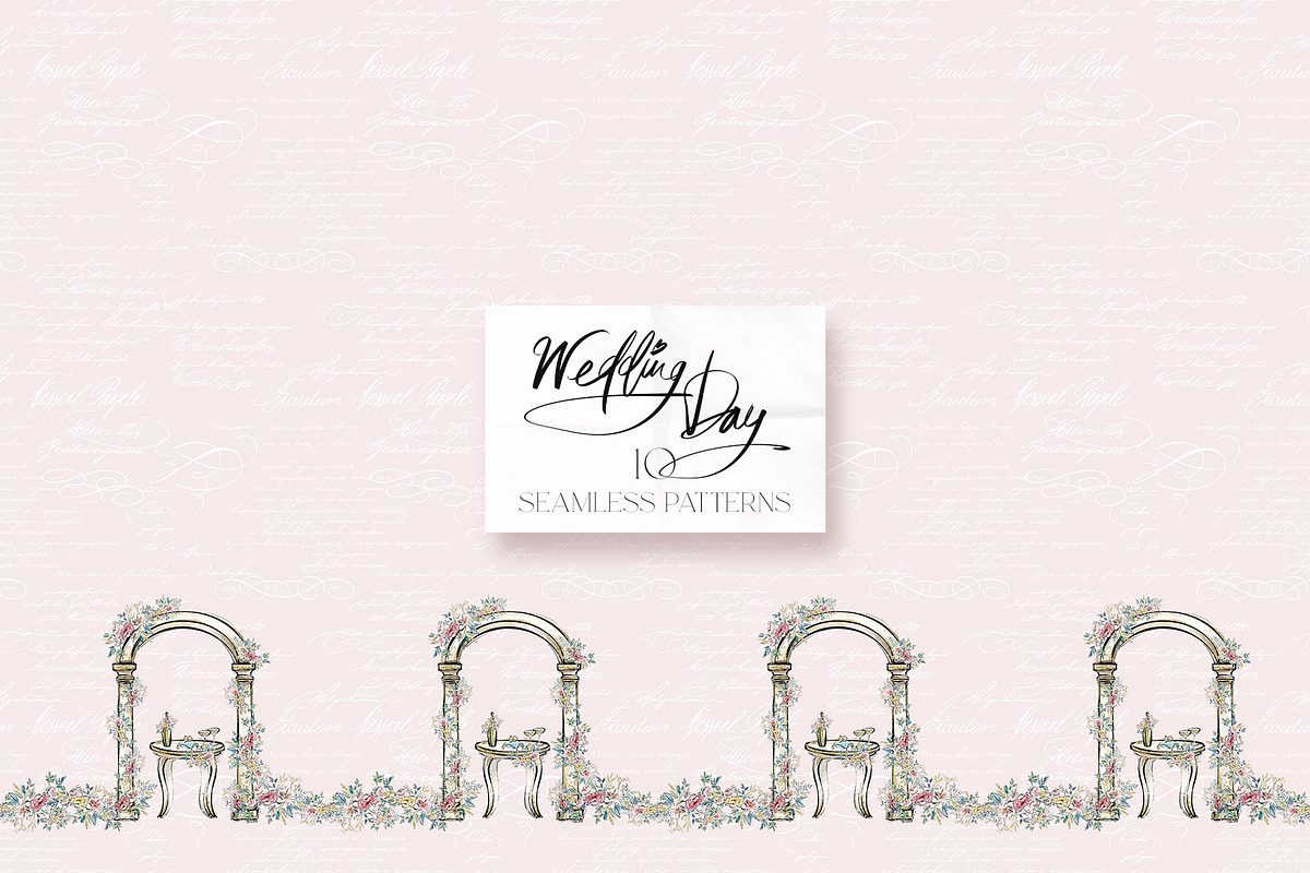 Wedding Day Papers Luxury Patterns, a Pattern Graphic by KaramfilaS (Photo 10 of 16)