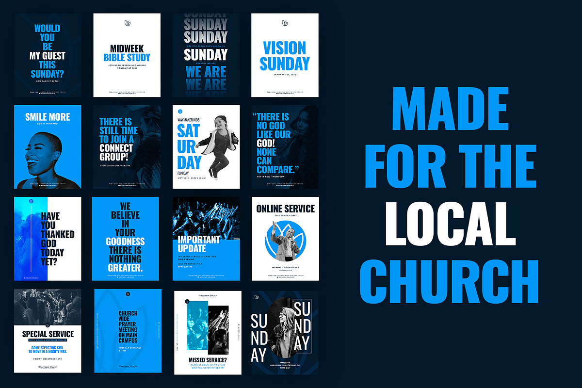 My Home Church | Social Media Kit, a Social Media Template by Rodney Truitt Jr (Photo 4 of 7)