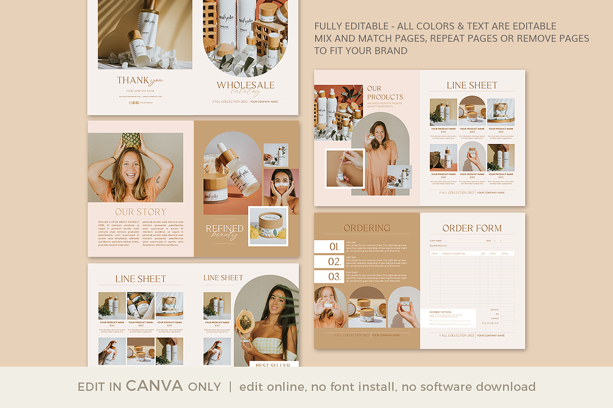Wholesale Catalog Template CANVA, a Magazine Template by Digiluxe (Photo 3 of 7)