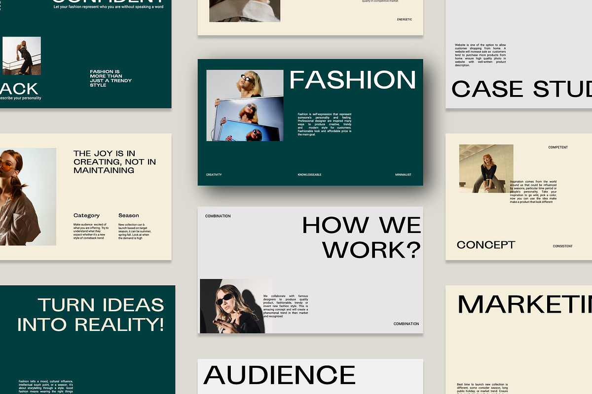 Fashion Minimalist Powerpoint, a Presentation Template by Rocket Template (Photo 3 of 10)