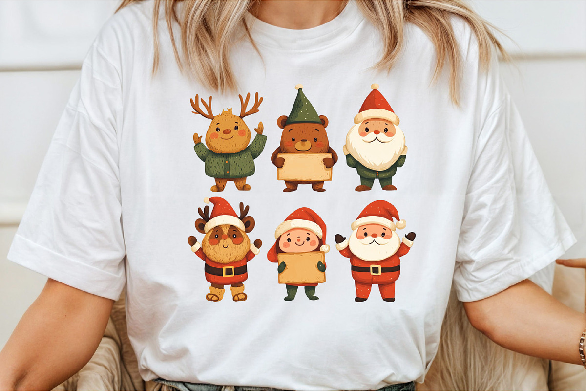 Funny Kawaii Characters PNG, an Illustration by DreamCafeArt (Photo 2 of 6)