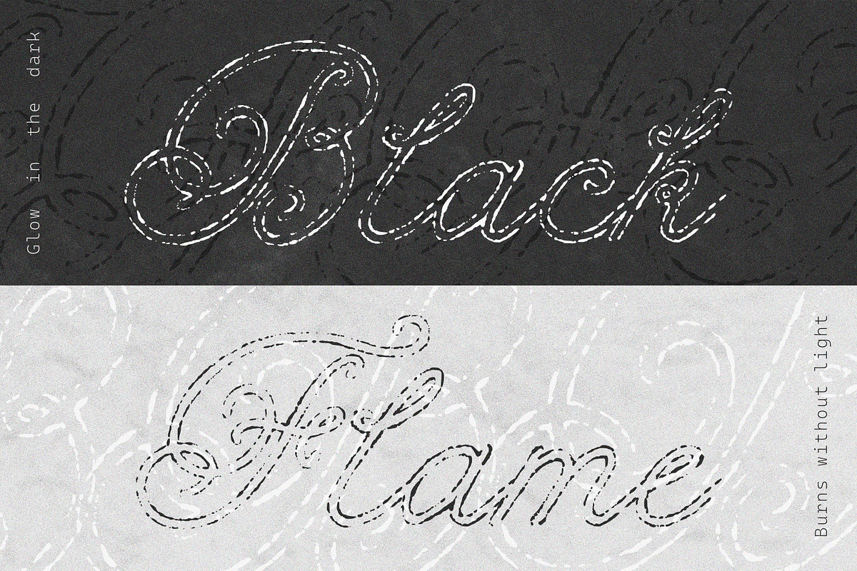 The Ash Forged Textured Script, a Script Font by AnMark (Photo 15 of 17)