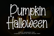 Pumpkin Halloween | Script Font, a Script Font by Scratchones (Thumbnail 1 of 8)