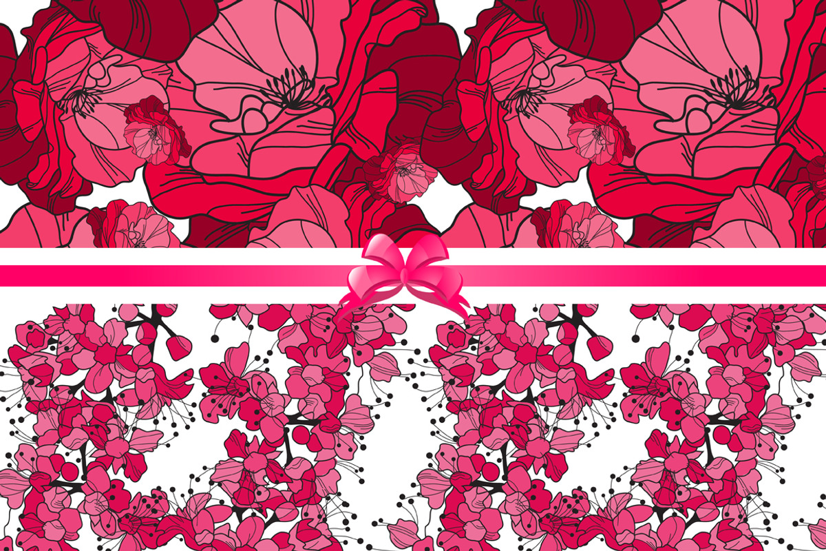 Pink Floral Patterns preview 4