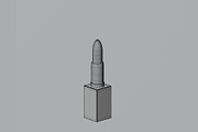 Lipstick 3d model, an Object 3D Model by fahad121 (Thumbnail 4 of 7)
