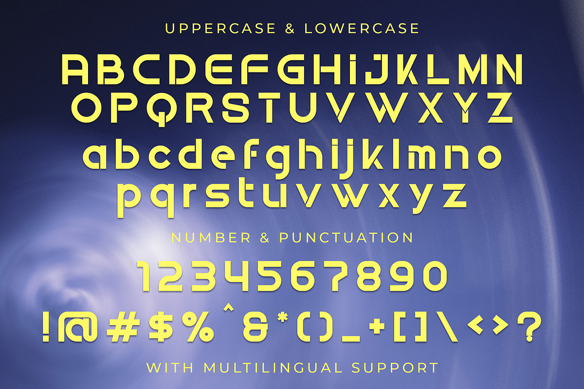 Powery - Sporty Display Font, a Sans Serif Font by StringLabs (Photo 8 of 8)