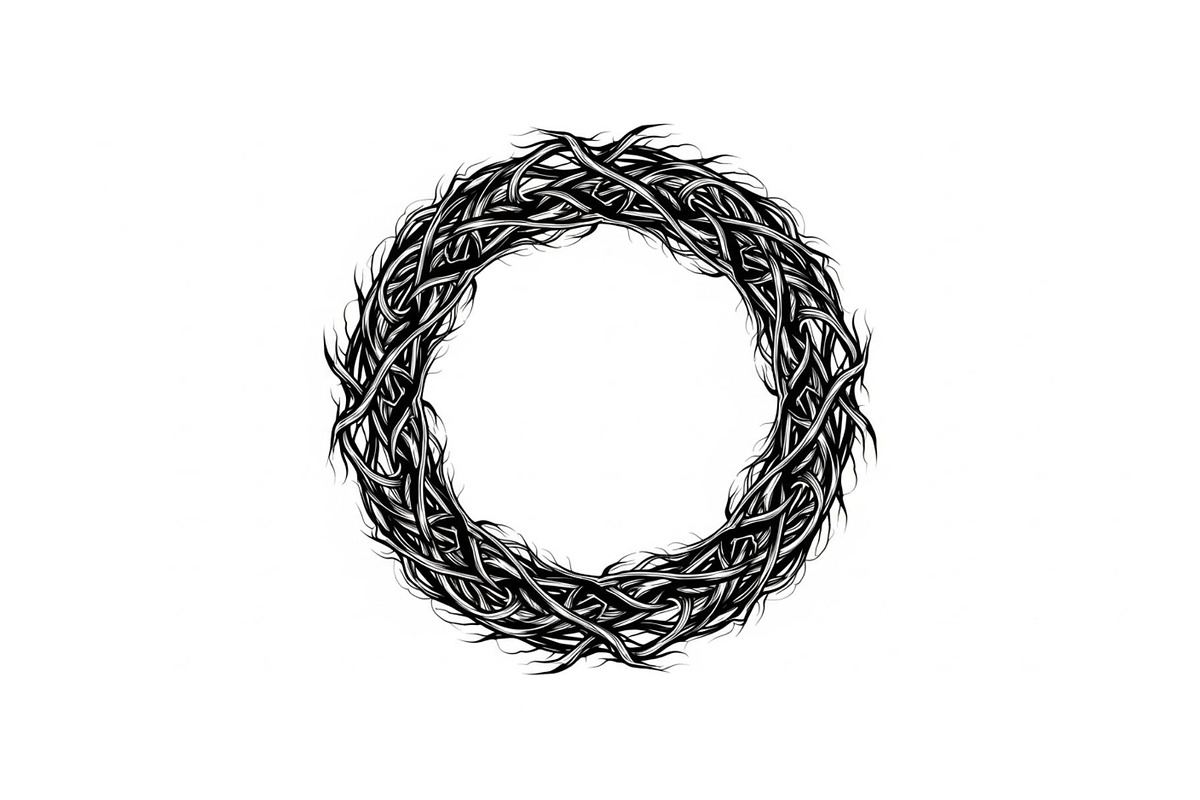Hand Drawn Wreath Frame Bundle, an Illustration by yasushie (Photo 19 of 51)