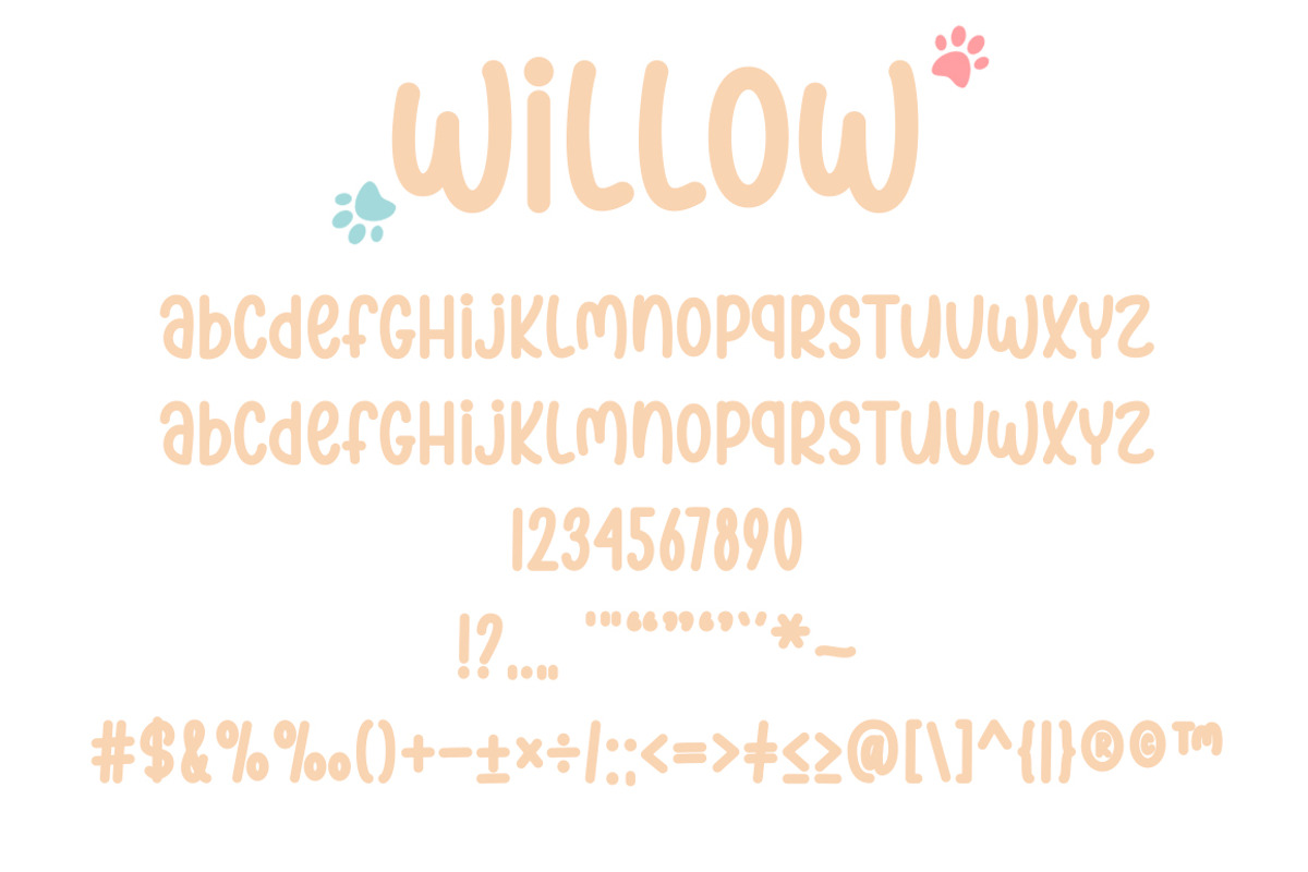 Willow Catkin Duo, a Handwritten Font by DN Creative (Photo 7 of 8)