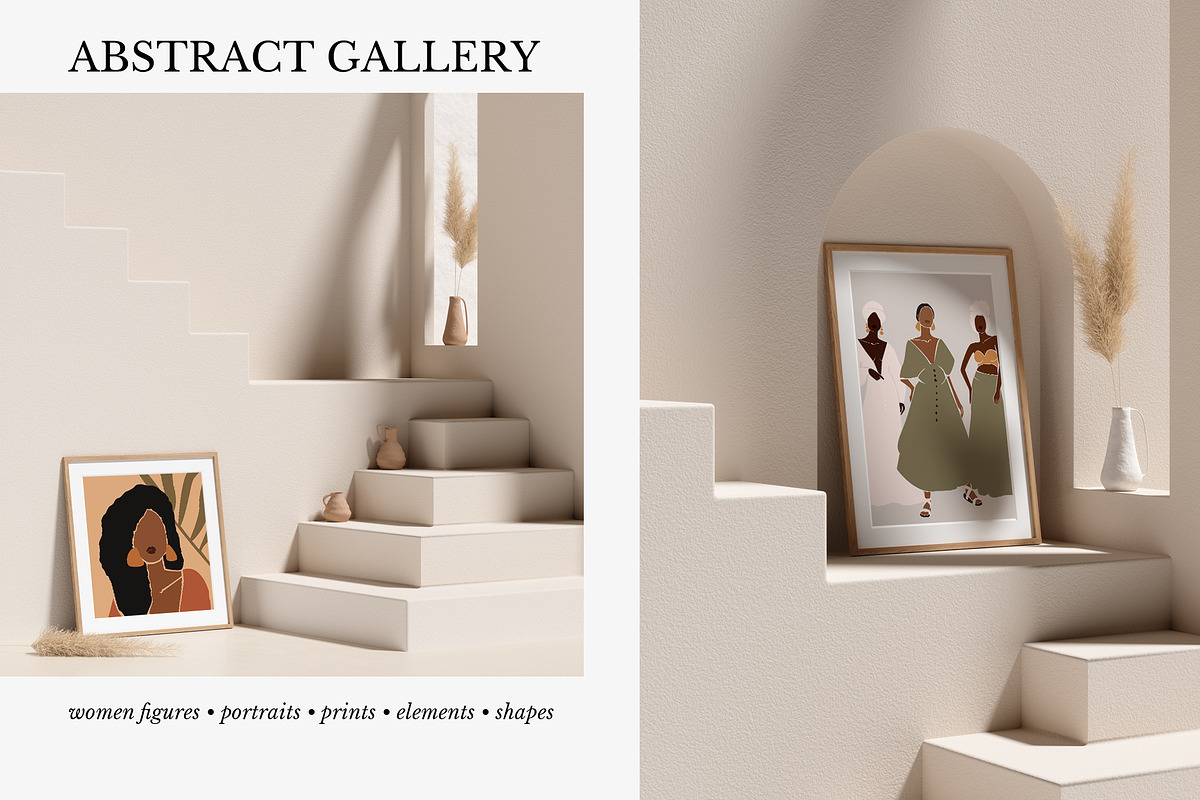 ABSTRACT GALLERY modern women prints, a Person Illustration by Lana Elanor (Photo 4 of 8)