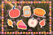 Fall Finds Homemade Pies PNG Clipart, a Food Illustration by Dina Mae (Thumbnail 3 of 12)