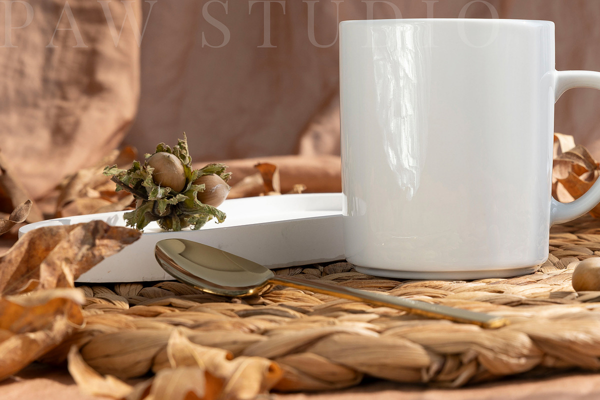 Autumn Mug Mockup Coffee Cup fall2, a Product Mockup by PawMockups (Photo 3 of 10)
