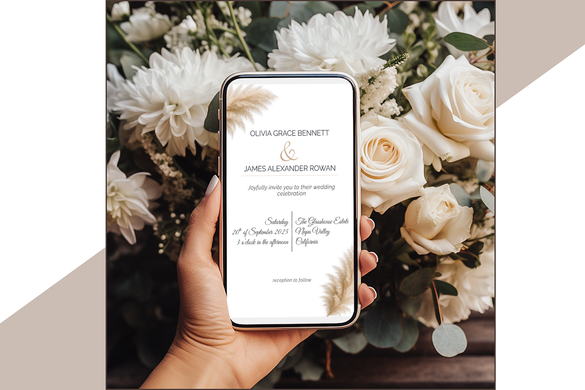 Modern Wedding Invitation Bundle preview 3