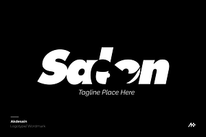 Salon Wordmark Logo, a Branding & Logo Template by Akdesain