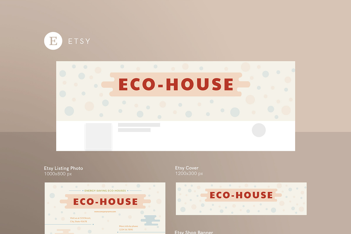 Mega Bundle | Eco House, a Poster Template by Amber Graphics (Photo 10 of 21)