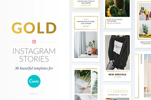 Instagram Stories Gold | CANVA