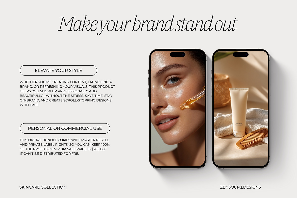 Skincare Stock Photo Bundle, a Photo by ZenSocialDesigns (Photo 8 of 9)