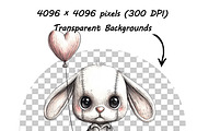 Gothic Romantic Valentines Day PNG, an Illustration by one-touch (Thumbnail 11 of 13)