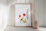 Poppies - Illustrations and Patterns, a Pattern Graphic by Inna Moreva (Thumbnail 6 of 7)
