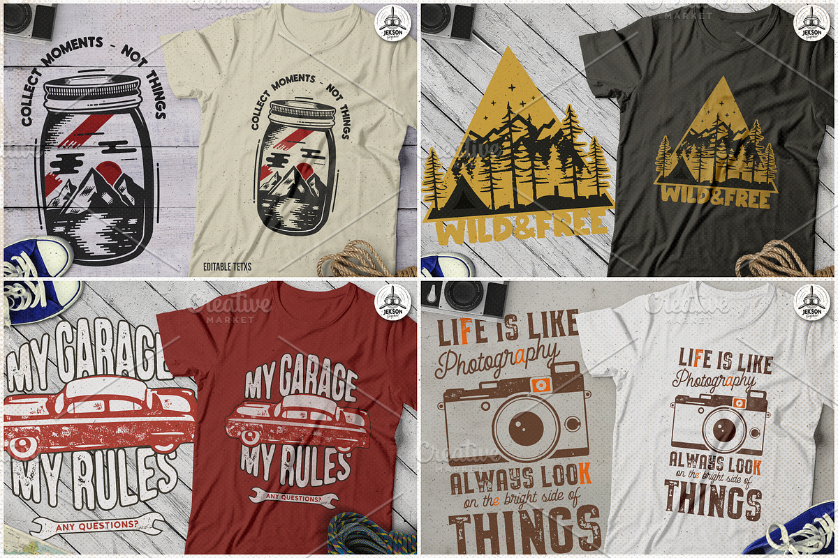 Graphic TShirt Designs Bundle Part 2, an Object Graphic by JeksonGraphics (Photo 8 of 10)