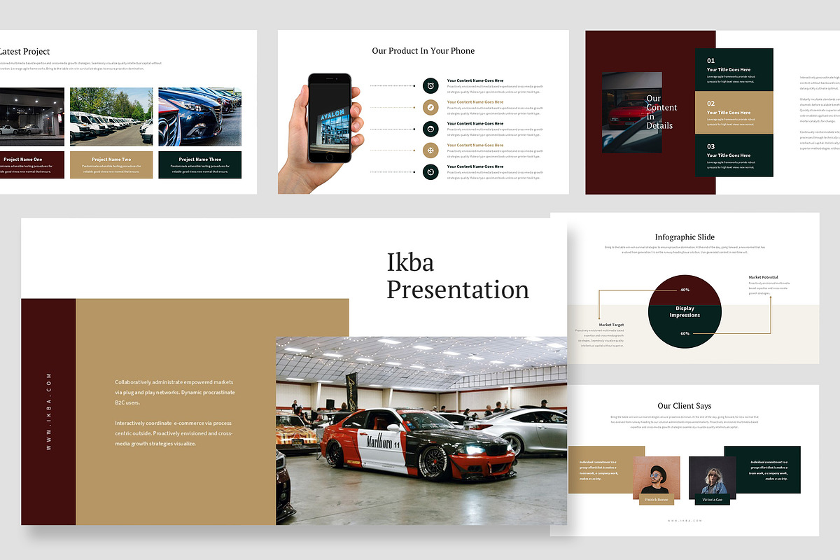 Ikba : Luxury Auto Google Slides, a Presentation Template by Punkl Camp (Photo 1 of 16)