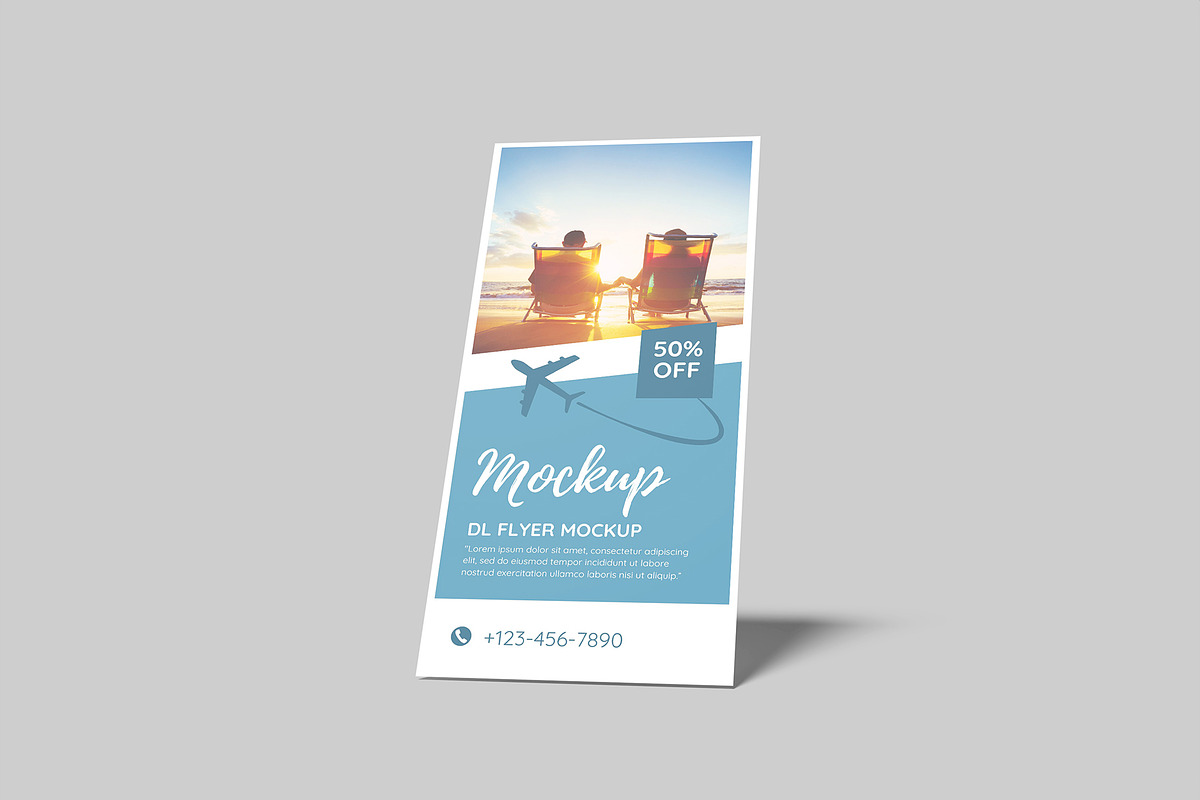 DL Flyer Mockup, a Flyer Template by Graphiculon (Photo 8 of 11)