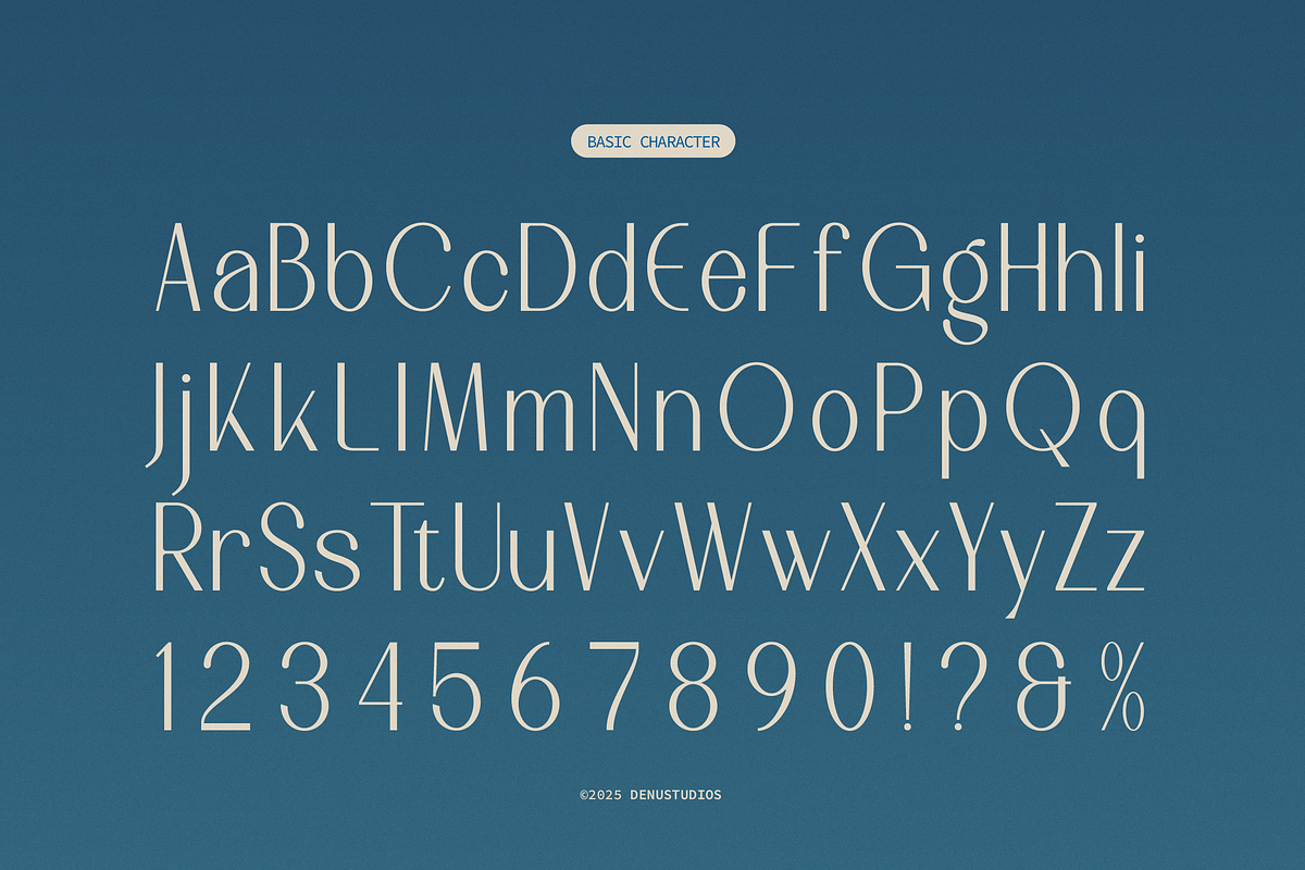 Brigebe | Stylish Modern Sans Serif, a Sans Serif Font by Denustudios (Photo 10 of 12)