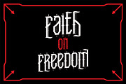 Trowing Axes, a Blackletter Font by EN86-21 (Thumbnail 3 of 7)