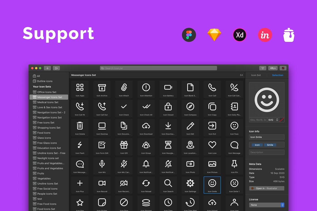 Messenger Icons Set, an Icon by Amazing Custom Icons (Photo 4 of 6)
