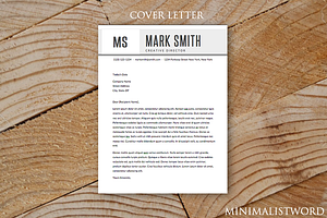 Minimal Cover Letter Template