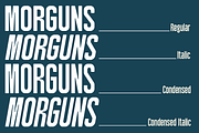 Morguns Bold & Condensed Sans Serif, a Sans Serif Font by Ronny Studio (Thumbnail 14 of 15)