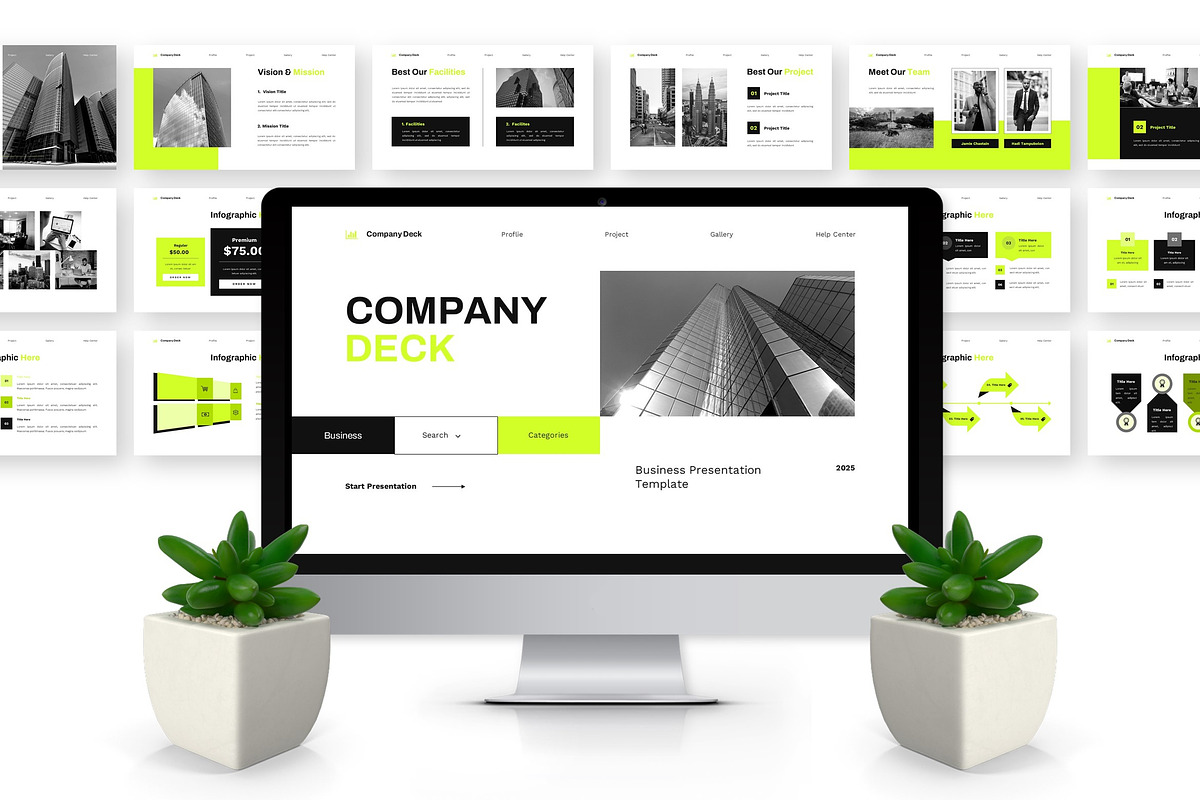 Company Deck - Business Powerpoint preview 4