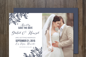 Photo Save The Date Invitation